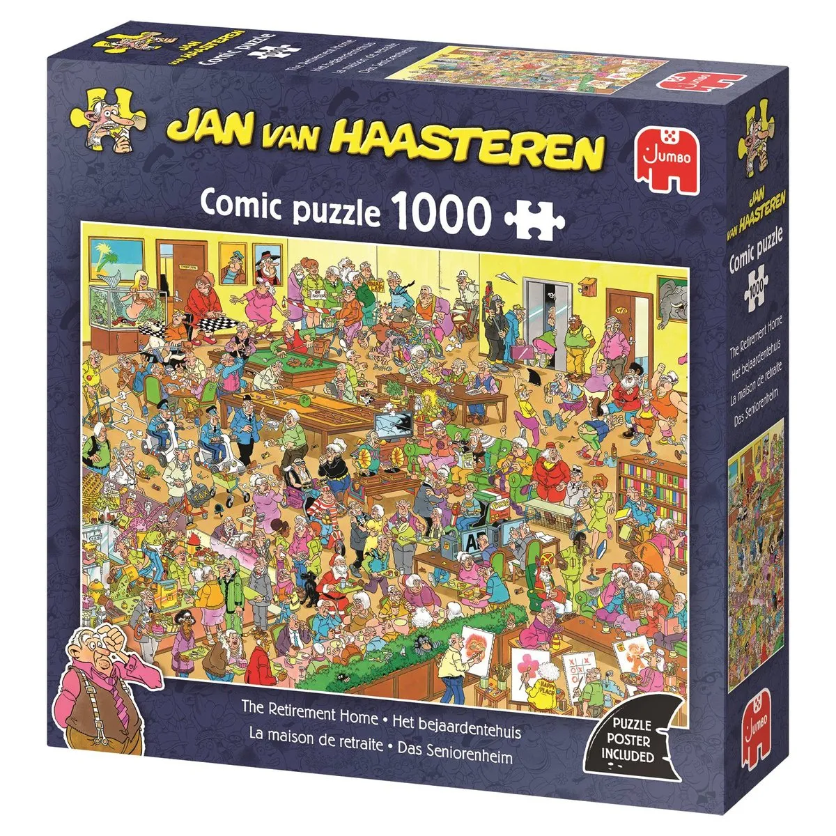 Jan van Haasteren Het Bejaardentehuis Legpuzzel 1000 Stuks - Meerkleurig