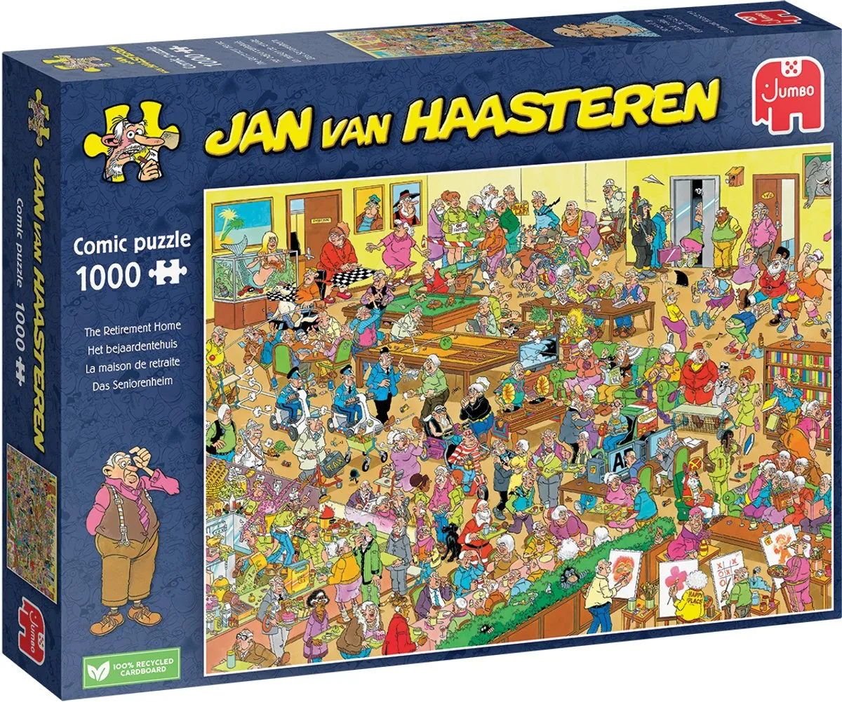 Jan van Haasteren Het Bejaardentehuis Legpuzzel 1000 Stuks - Meerkleurig - afbeelding 6 van 6