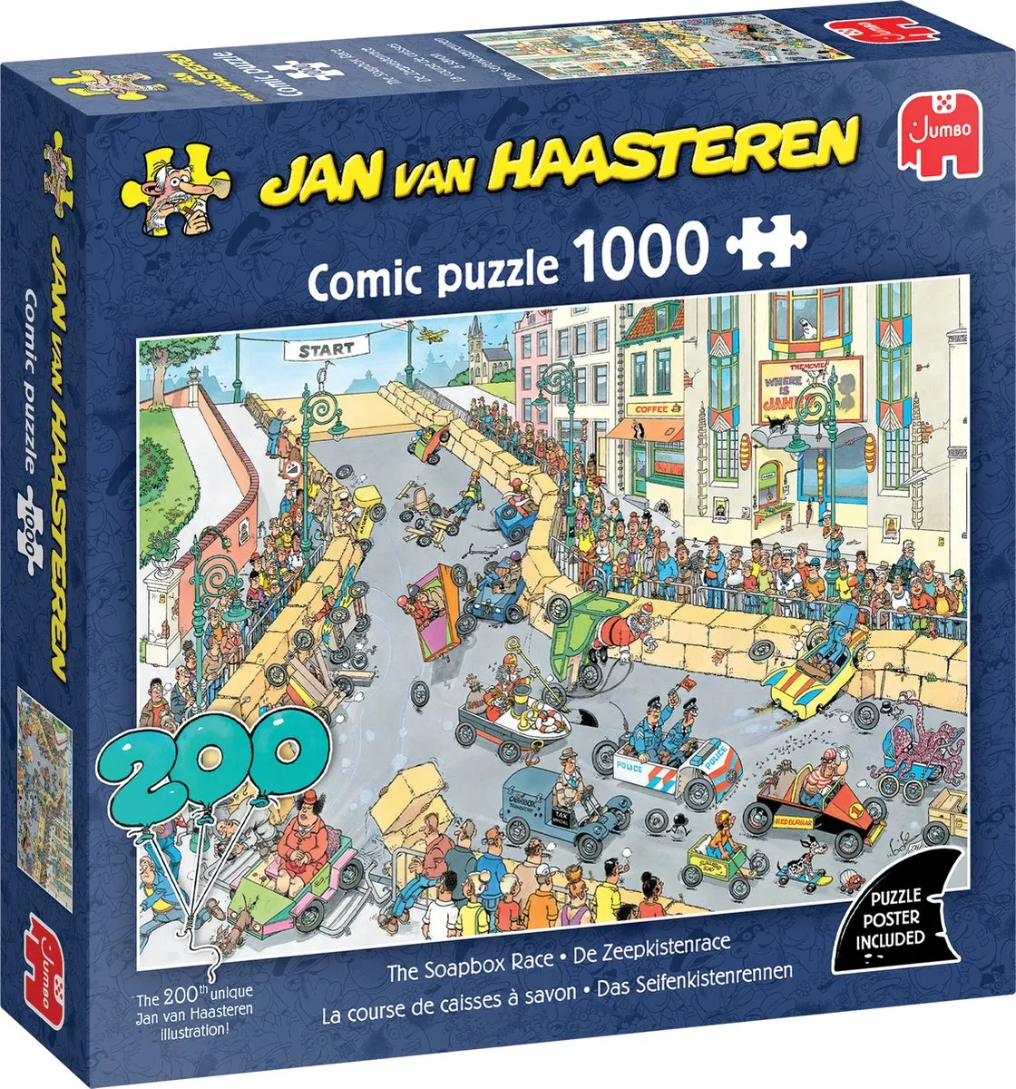 Jan van Haasteren Zeepkisten Race 1000 Stuks
