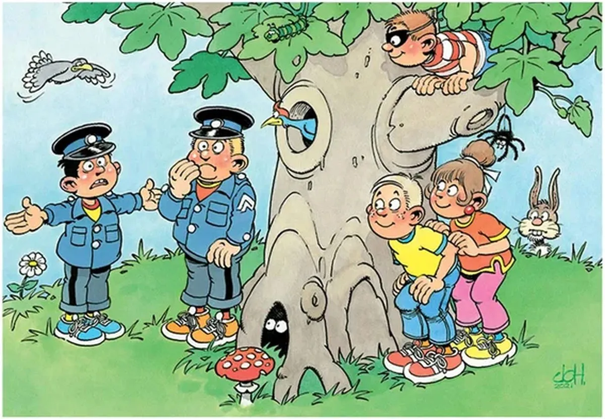 Jan van Haasteren Junior Verstoppertje Kinderpuzzel 150 Stuks - Meerkleurig