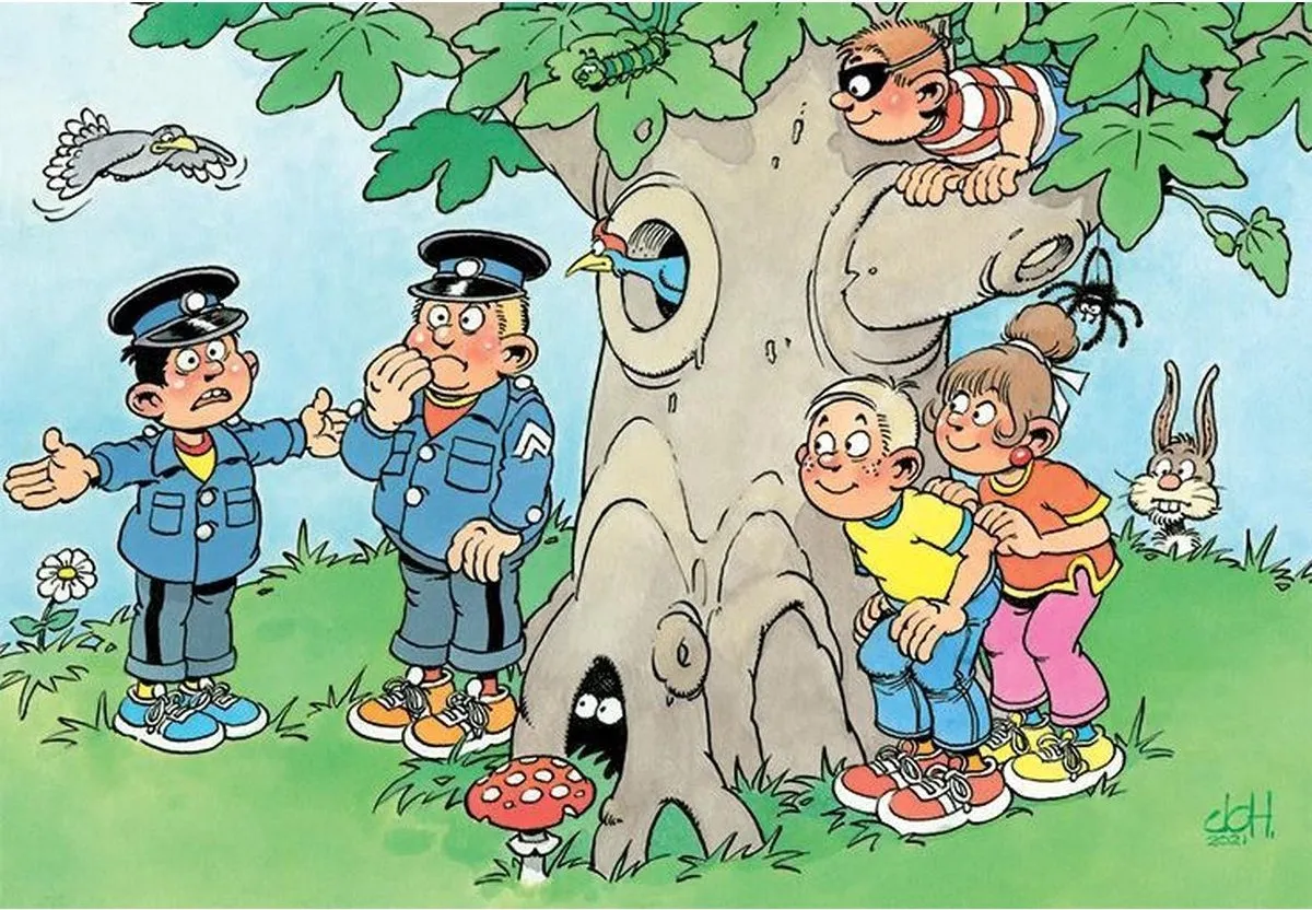Jan van Haasteren Junior Verstoppertje Kinderpuzzel 150 Stuks - Meerkleurig