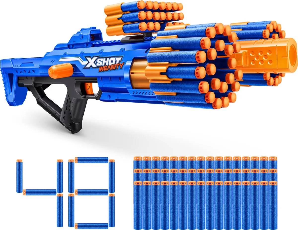 XSHOT Insanity Berzerko Speelgoedblaster 36610 - 48 Pijltjes