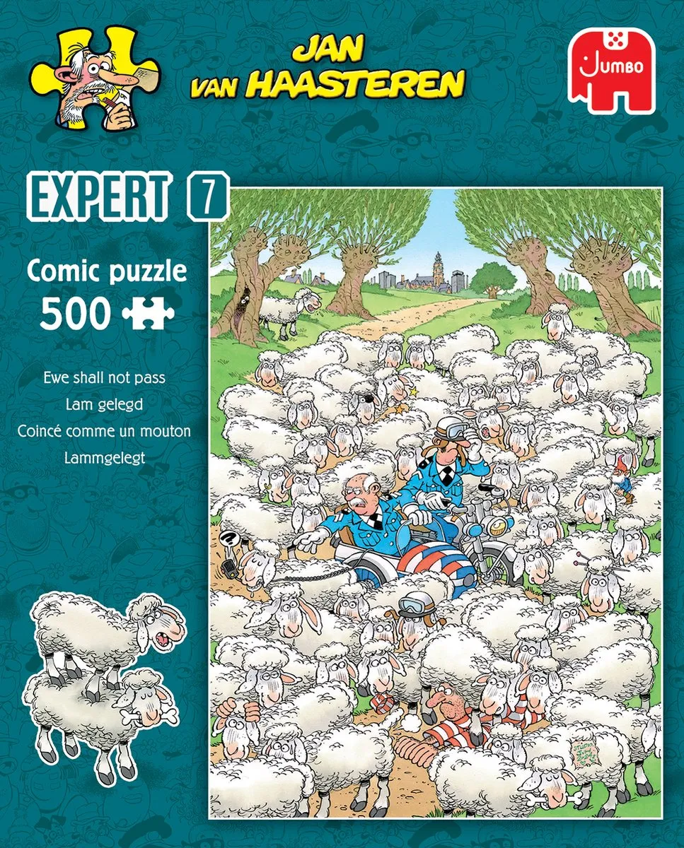 Jan van Haasteren Expert 7 Lam Gelegd Puzzel 500 Stuks