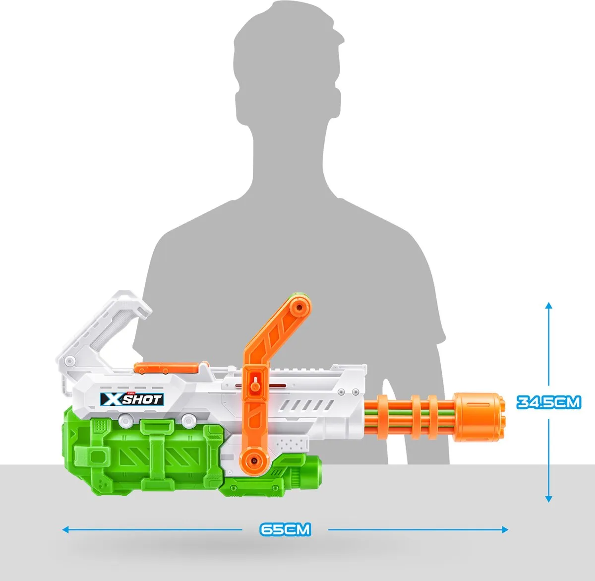 XSHOT Fast-Fill Hydro Cannon Water Blaster 1600ml - Meerkleurig