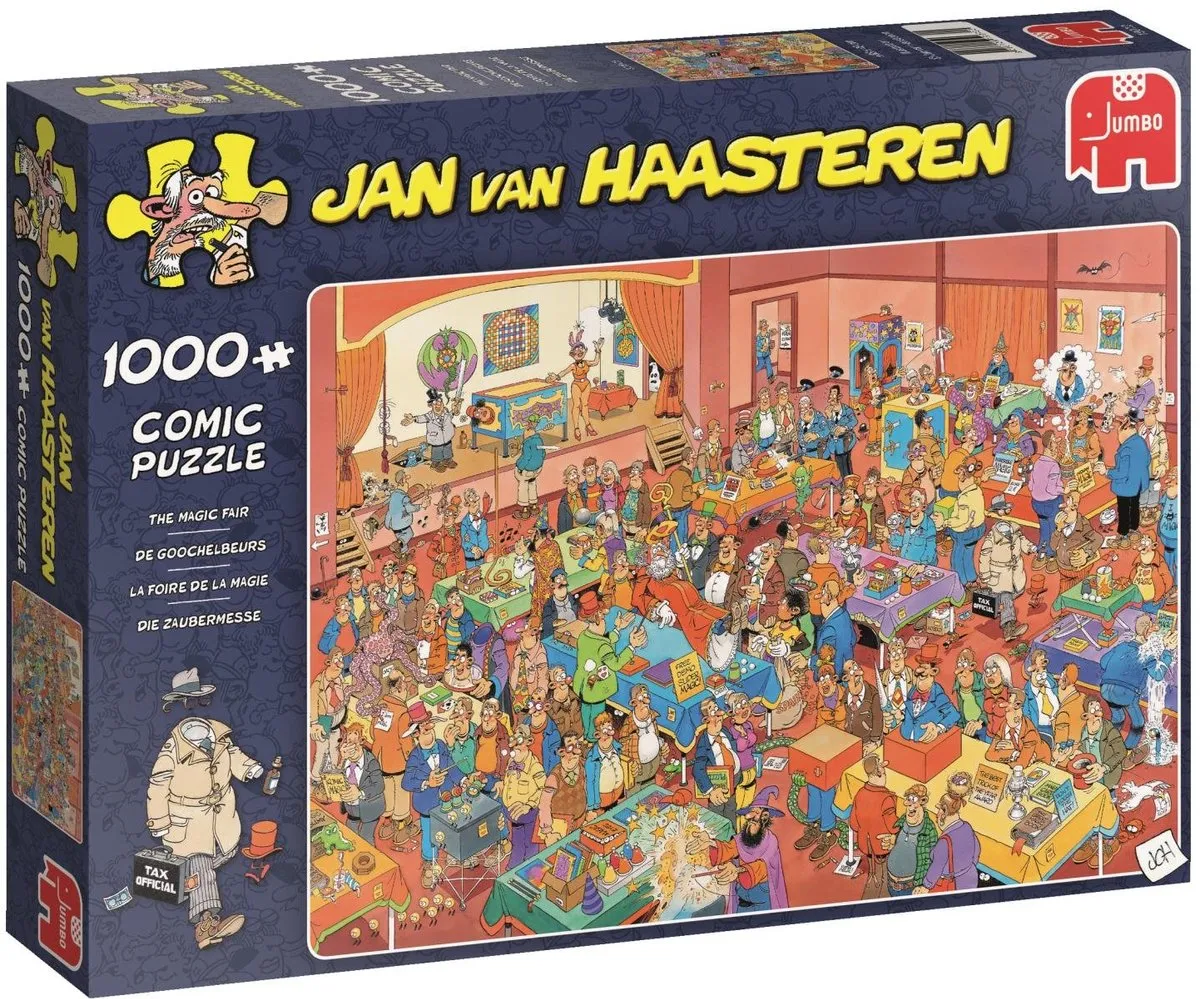 Jan van Haasteren De Goochelbeurs Puzzel 1000 Stuks - Meerkleurig - afbeelding 6 van 6