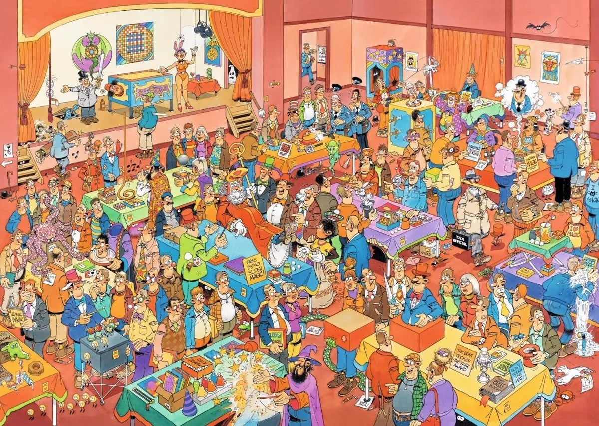 Jan van Haasteren De Goochelbeurs Puzzel 1000 Stuks - Meerkleurig