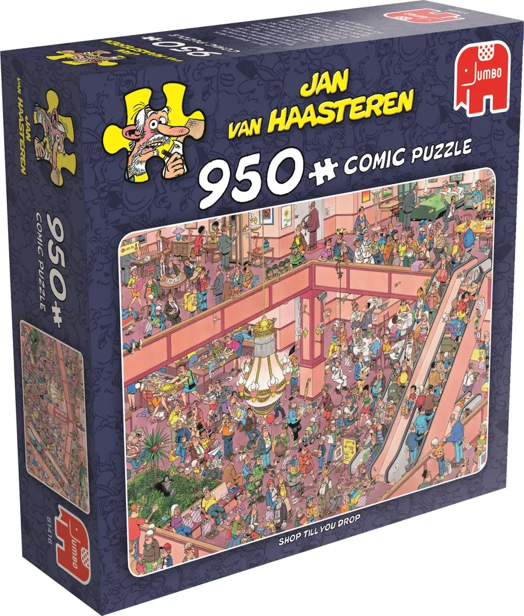 Jan van Haasteren Shop Till You Drop Puzzel 1000 Stuks
