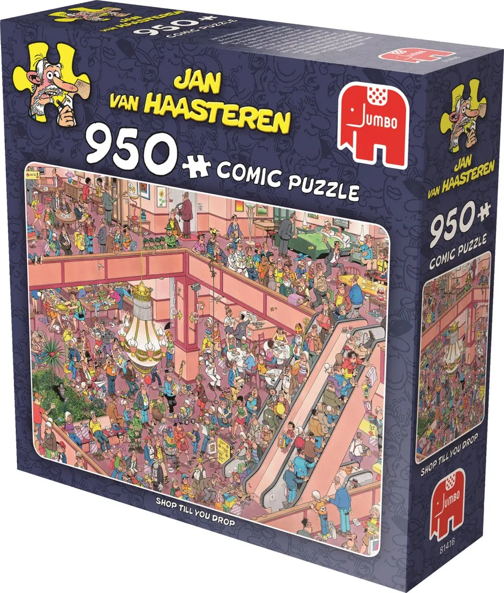 Jan van Haasteren Shop Till You Drop Puzzel 1000 Stuks - Multicolor