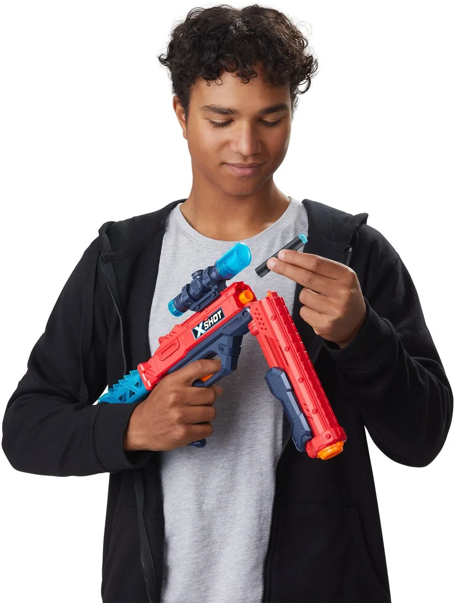 XSHOT Excel Ultimate Shootout Pack 36251 - 4 Blasters Rood