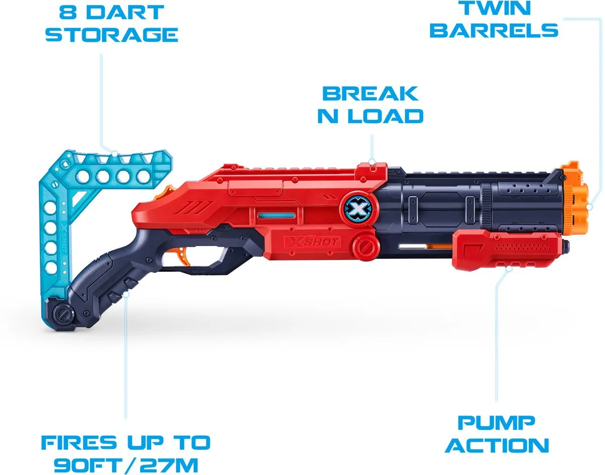 XSHOT Excel Ultimate Shootout Pack 36251 - 4 Blasters Rood