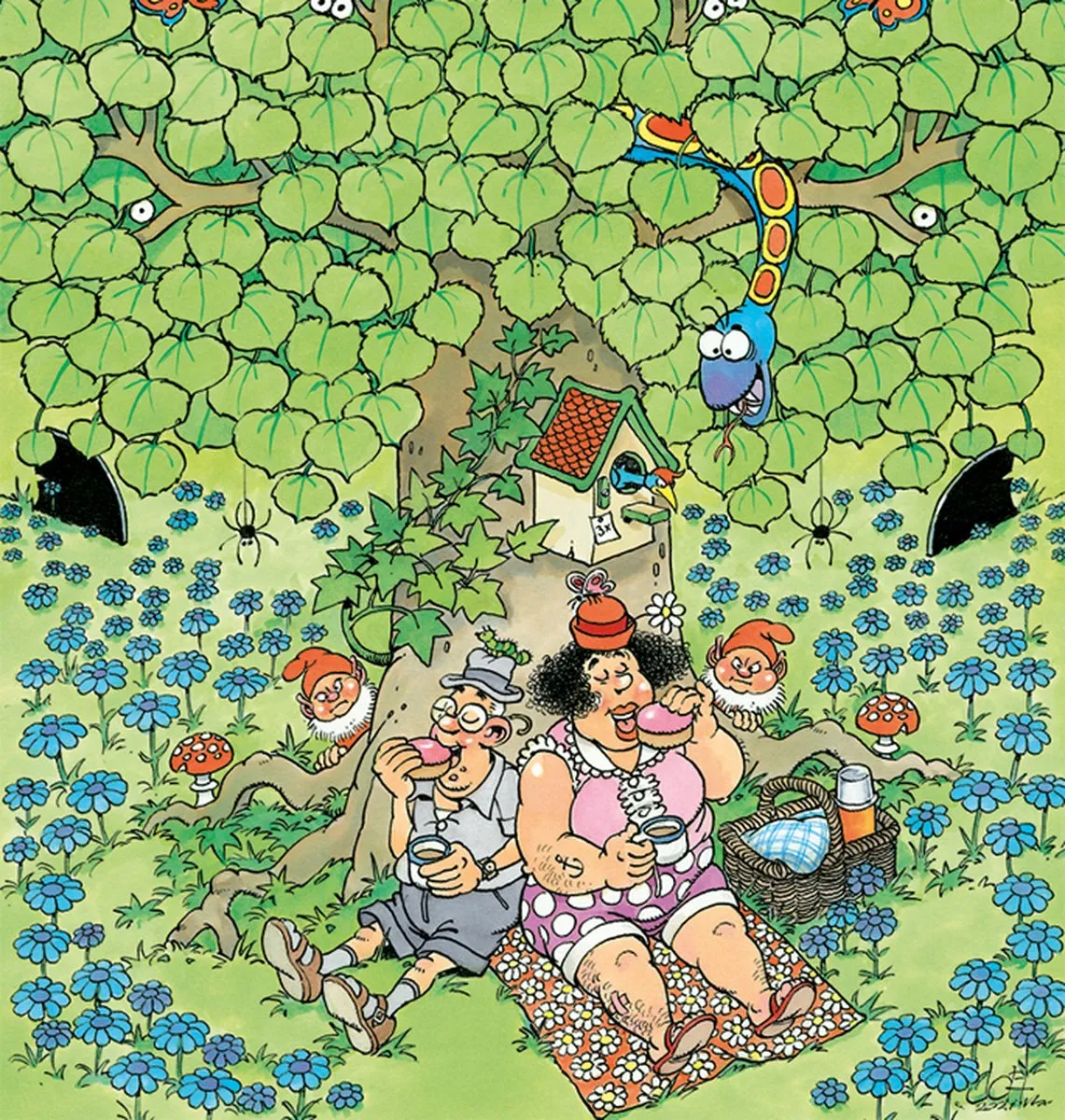 Jan van Haasteren Expert 2 Picknick Plezier Puzzel - 500 Stukjes - afbeelding 6 van 6