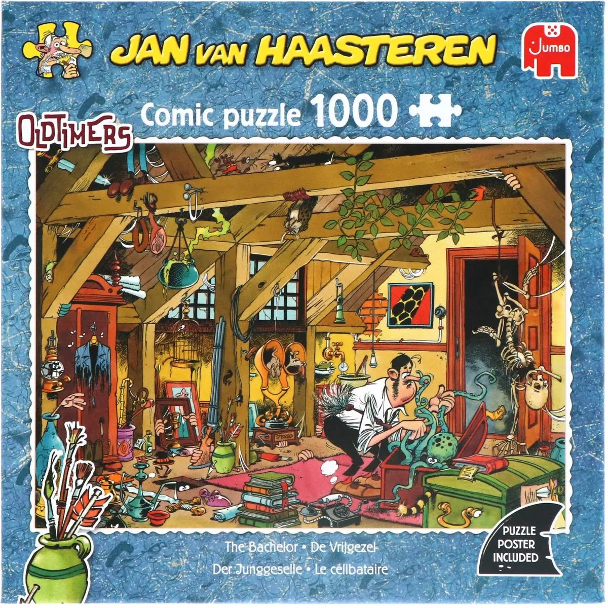 Jan van Haasteren Oldtimers The Bachelor Puzzel 1000 Stuks - Meerkleurig
