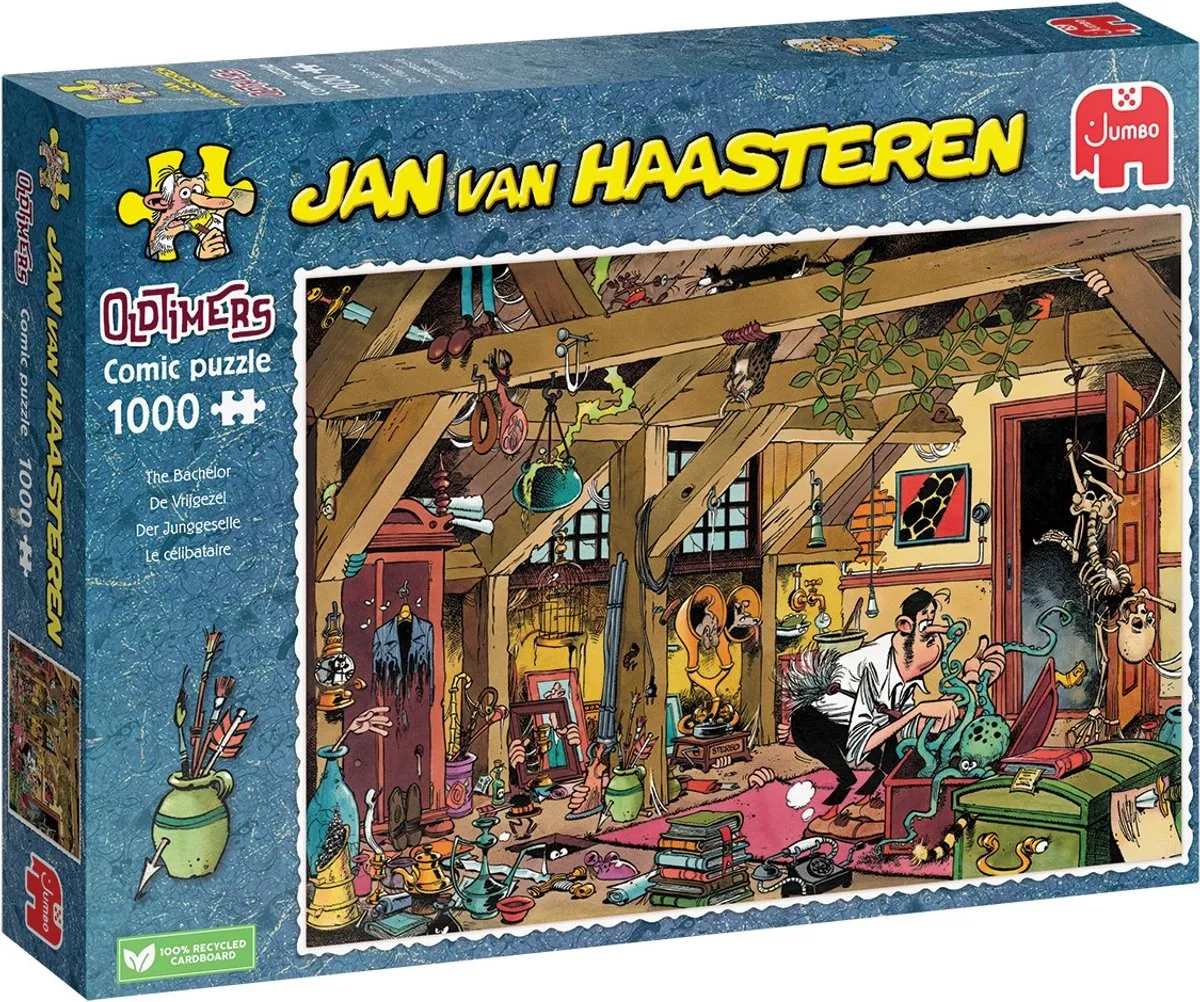 Jan van Haasteren Oldtimers The Bachelor Puzzel 1000 Stuks - Meerkleurig