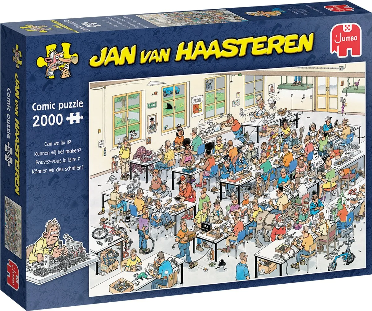Jan van Haasteren Kunnen wij het maken? 2000 Stuks - Meerkleurig