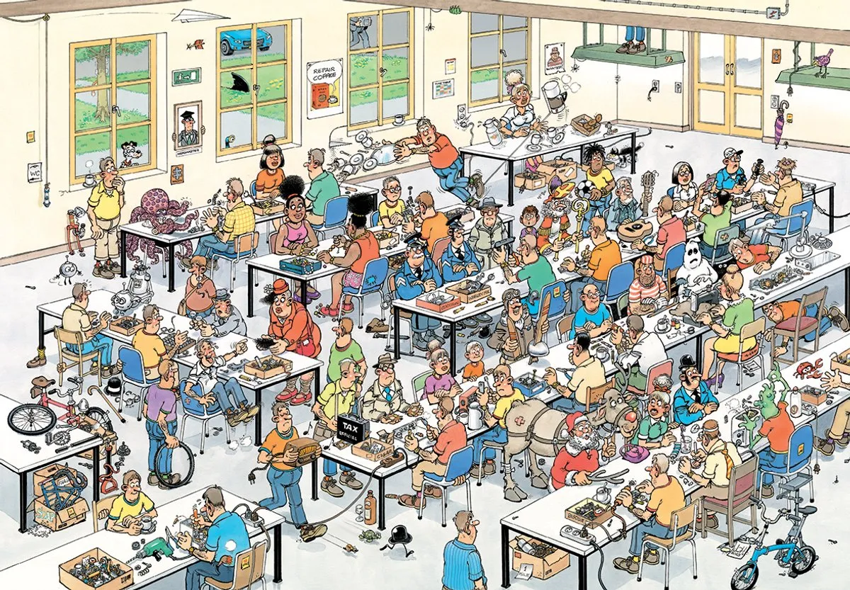 Jan van Haasteren Kunnen wij het maken? 2000 Stuks - Meerkleurig