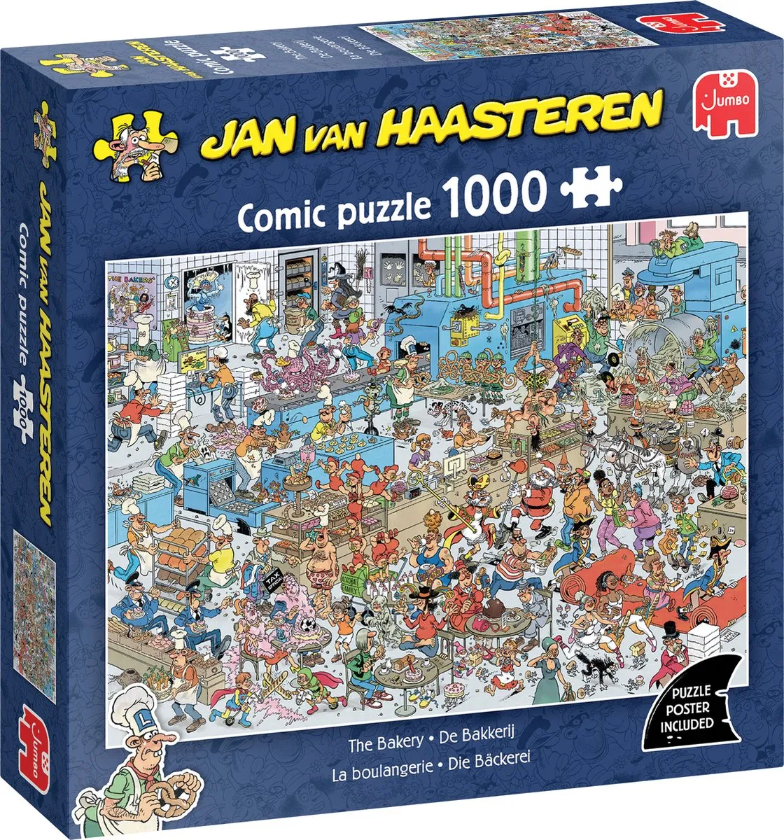 Jan van Haasteren De Bakkerij Puzzel 1000 Stuks - Meerkleurig