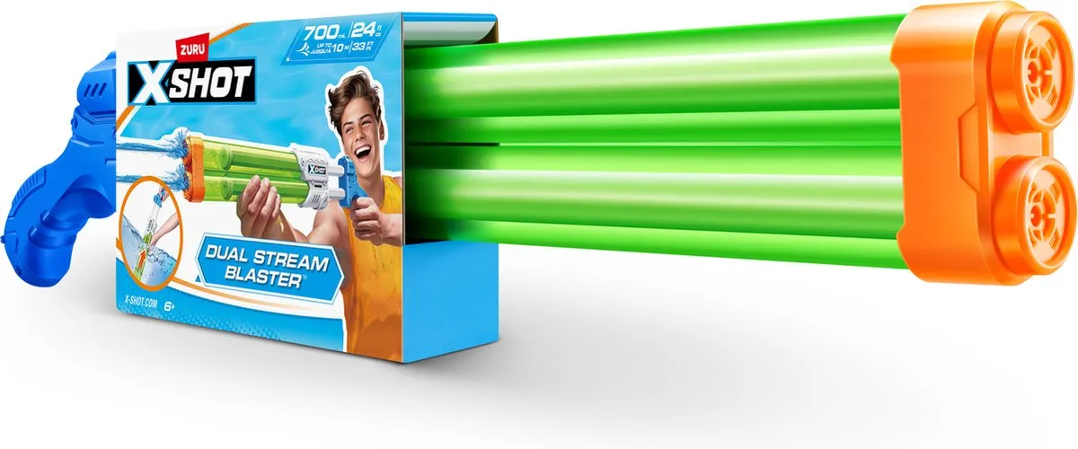 XSHOT Water Warfare 60cm 4-stralen Waterpistool 700ml - Meerkleurig
