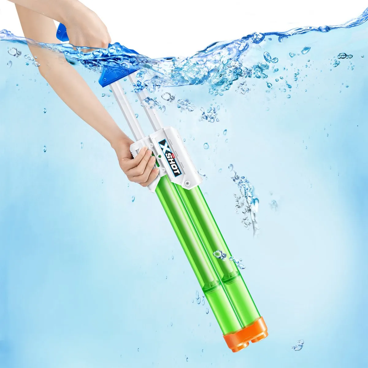 XSHOT Water Warfare 60cm 4-stralen Waterpistool 700ml - Meerkleurig - afbeelding 6 van 6