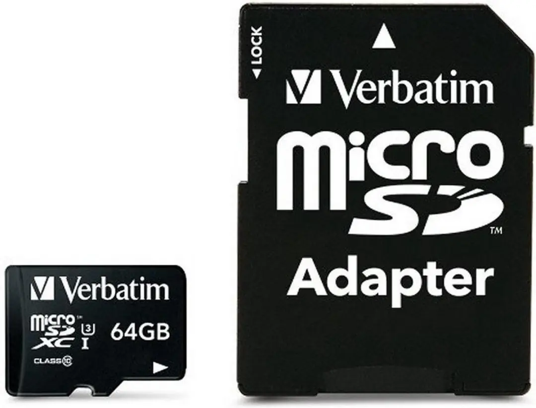 Verbatim Micro SDXC Pro 64GB Class 10 UHS-I VB-47042