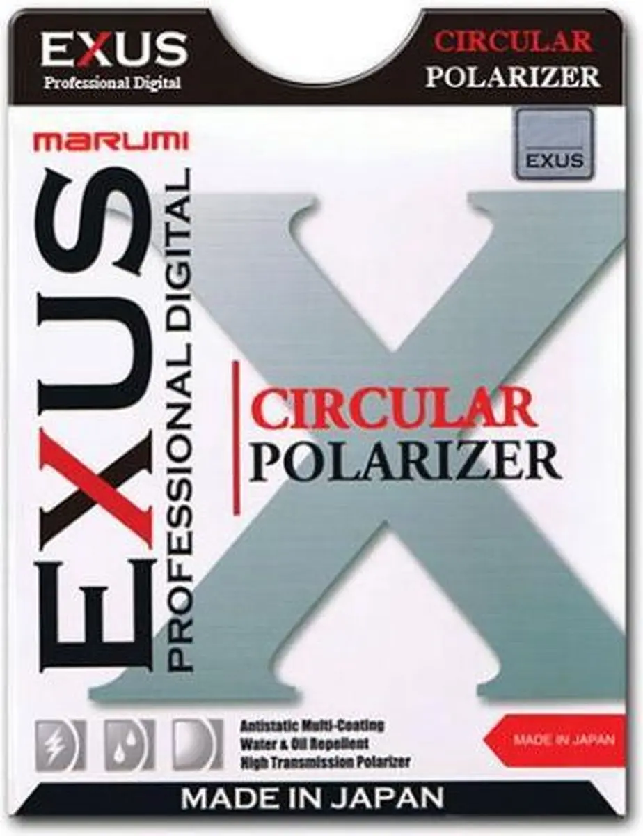 Marumi Circ. Pola Filter EXUS 62mm - Zwart