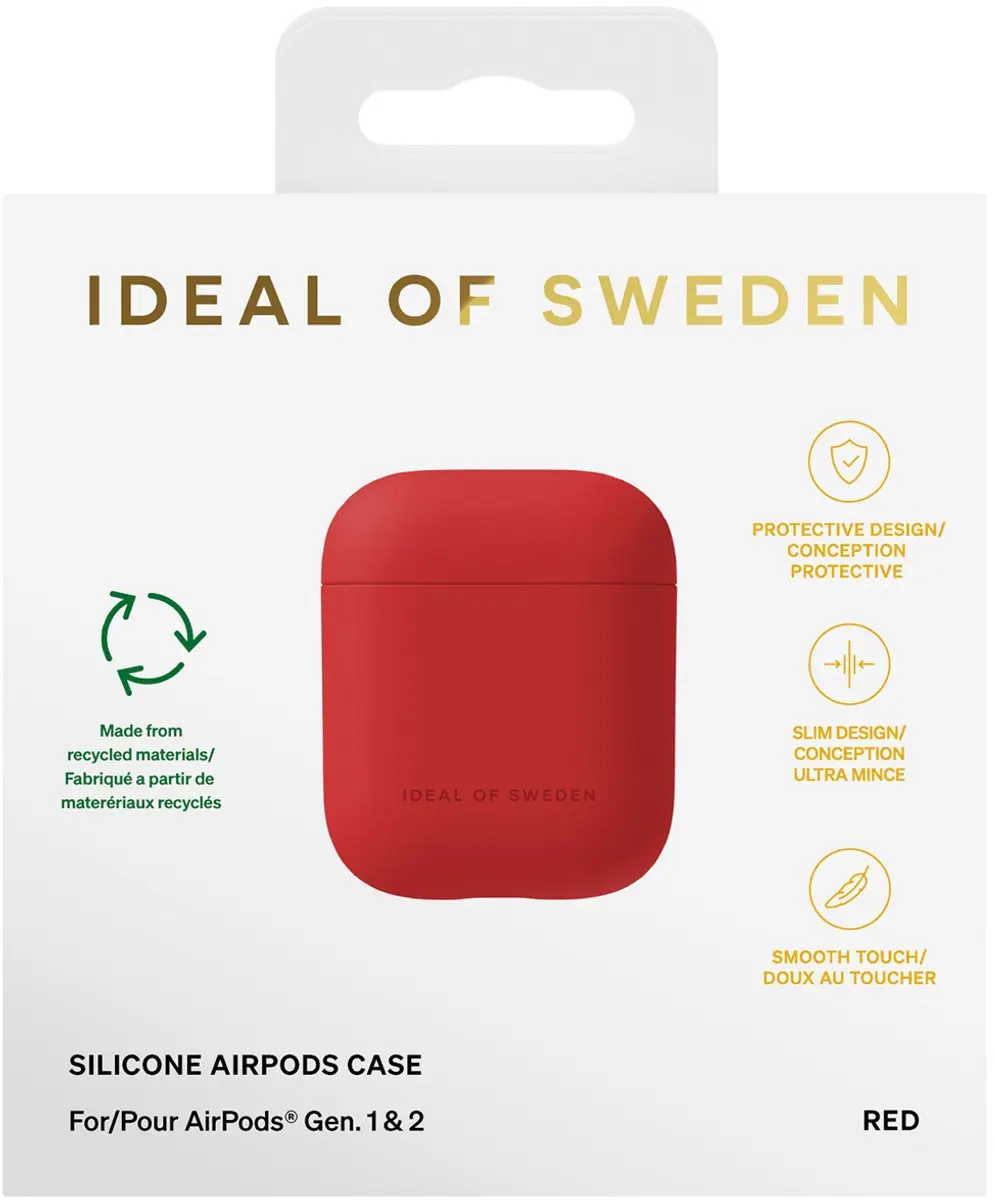 iDeal of Sweden Silicone Case Apple AirPods 4 - Rood
