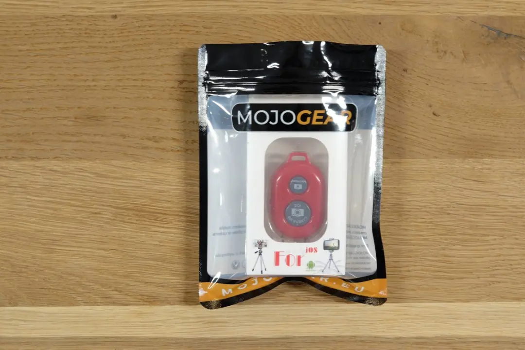 MOJOGEAR MG-02-RED Bluetooth Afstandsbediening Smartphone - Rood