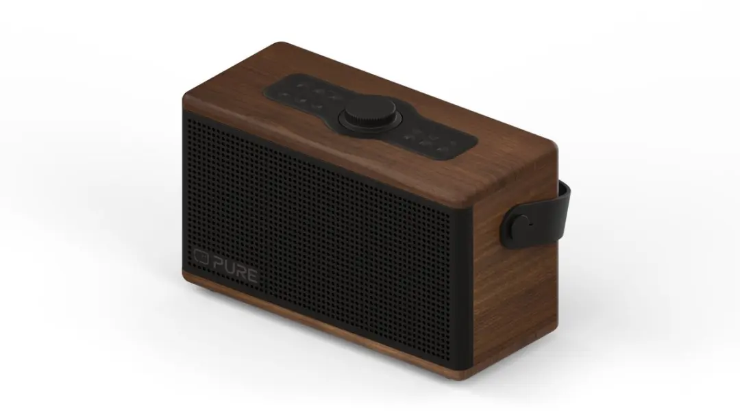 Pure Classic Aura Draadloze Bluetooth-luidspreker - Koffie bruin - afbeelding 6 van 6