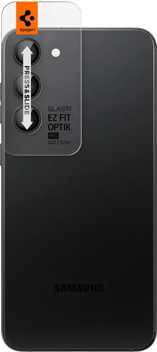 Spigen Optik Camera Lens Protector Samsung Galaxy S23 Plus - 2 Stuks