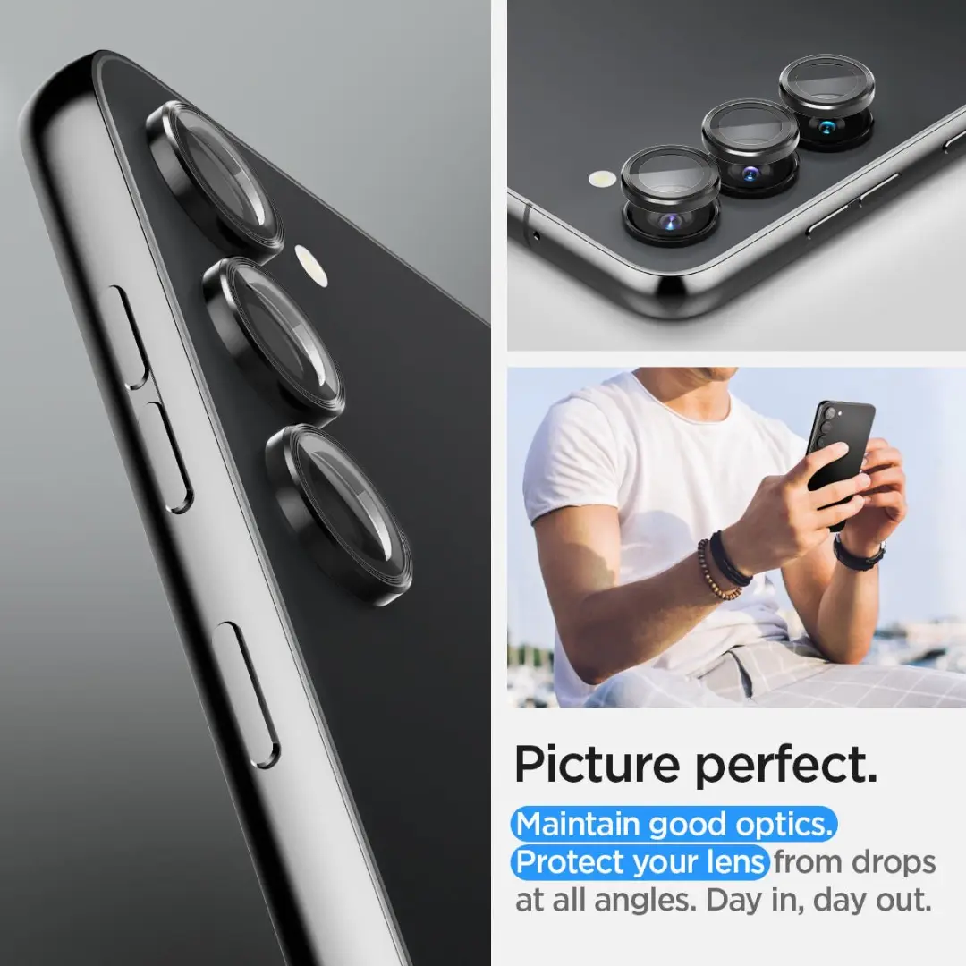 Spigen Optik Camera Lens Protector Samsung Galaxy S23 Plus - 2 Stuks