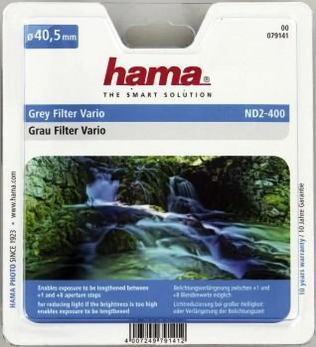 Hama Vario ND2-400 Filter 40.5mm - Zwart - afbeelding 2 van 2