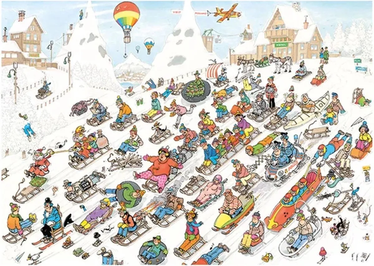 Jan van Haasteren Van Onderen! Puzzel 1000 Stuks - Meerkleurig