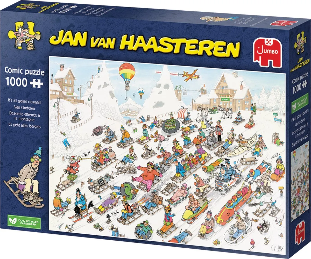 Jan van Haasteren Van Onderen! Puzzel 1000 Stuks - Meerkleurig