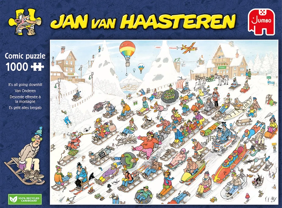 Jan van Haasteren Van Onderen! Puzzel 1000 Stuks - Meerkleurig