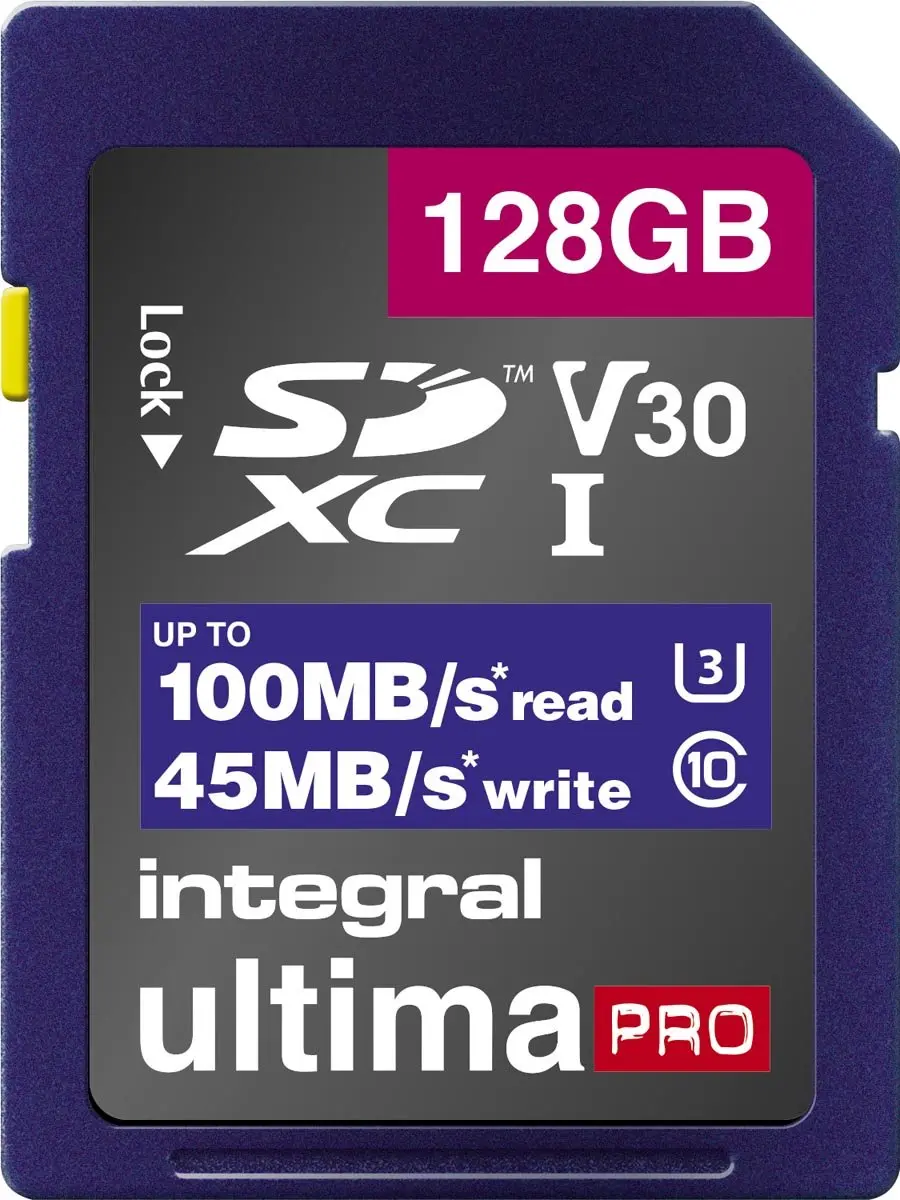 Integral INSDX128G-100V30 Geheugenkaart 128GB