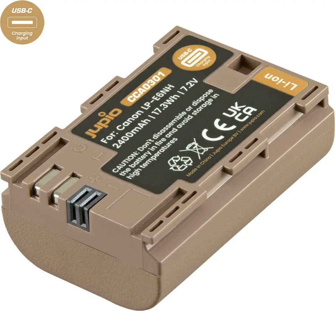 Jupio LP-E6NH Ultra C Accu 2400mAh - Canon