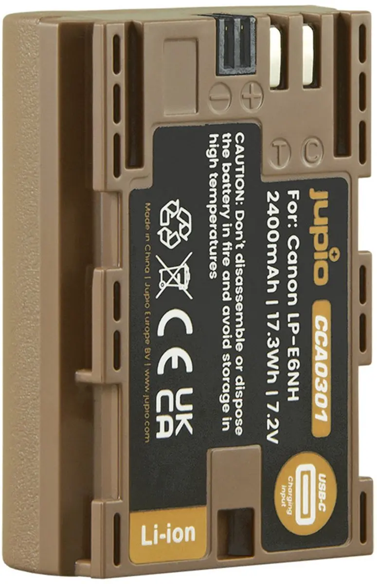 Jupio LP-E6NH Ultra C Accu 2400mAh - Canon