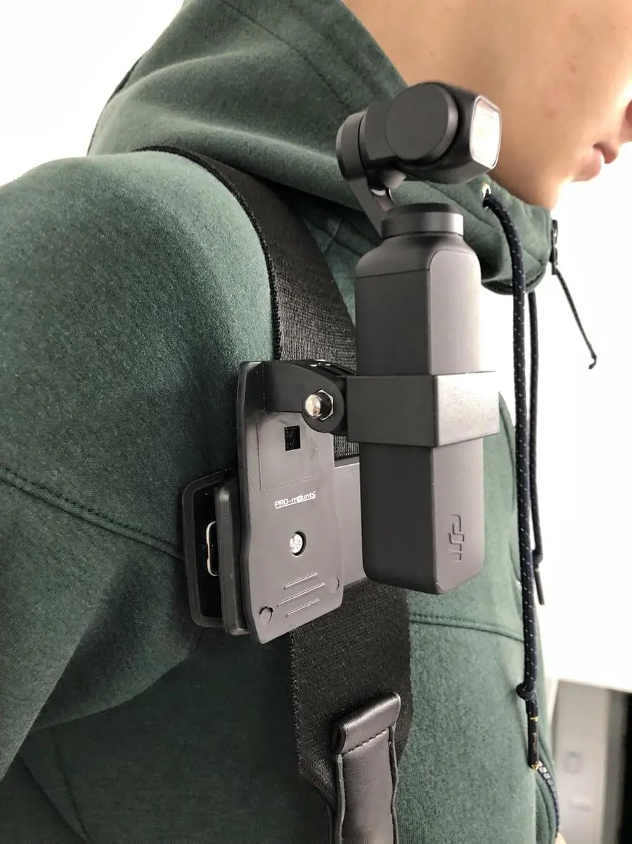 PRO-Mounts Osmo Pocket Mount - 360° Klem - Zwart