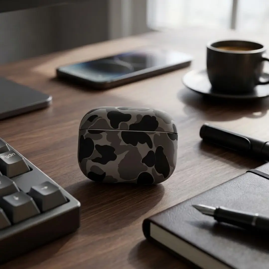 NUVEX Hoesje AirPods Pro 2 Camouflage - Grijs