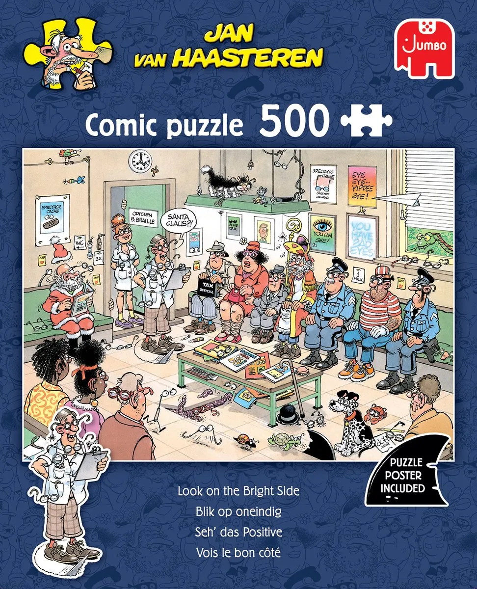 Jan van Haasteren Blik op Oneindig Puzzel 500 Stuks - Multicolor