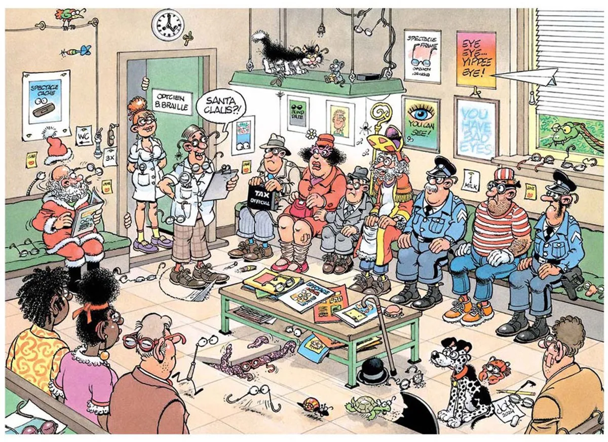 Jan van Haasteren Blik op Oneindig Puzzel 500 Stuks - Multicolor