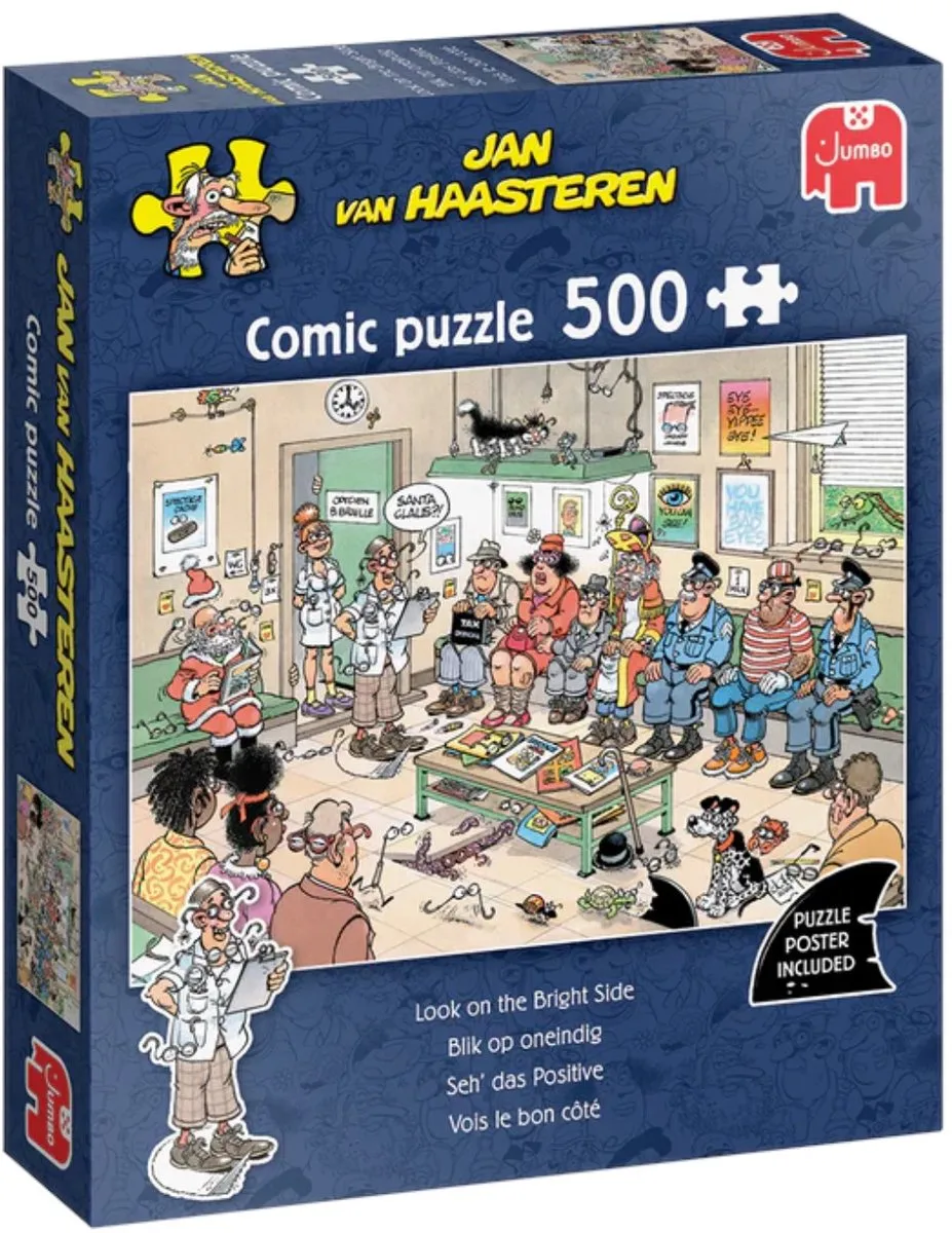Jan van Haasteren Blik op Oneindig Puzzel 500 Stuks - Multicolor