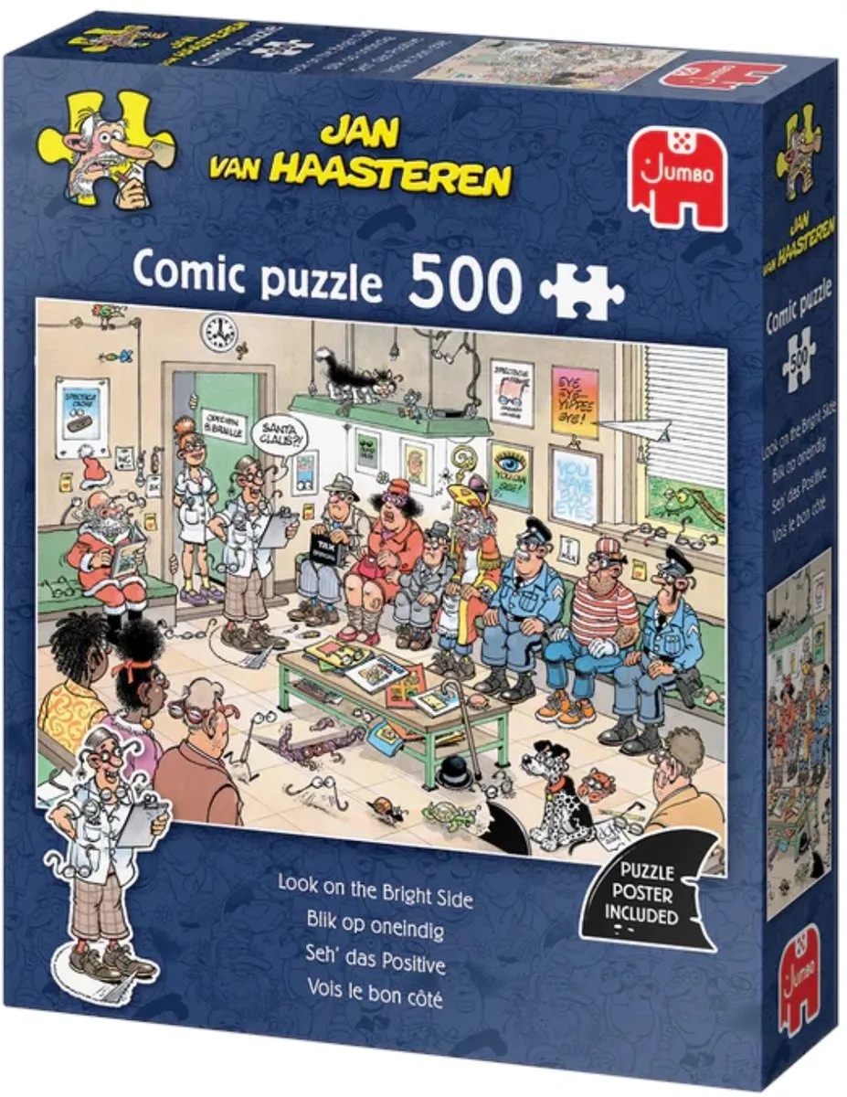 Jan van Haasteren Blik op Oneindig Puzzel 500 Stuks - Multicolor