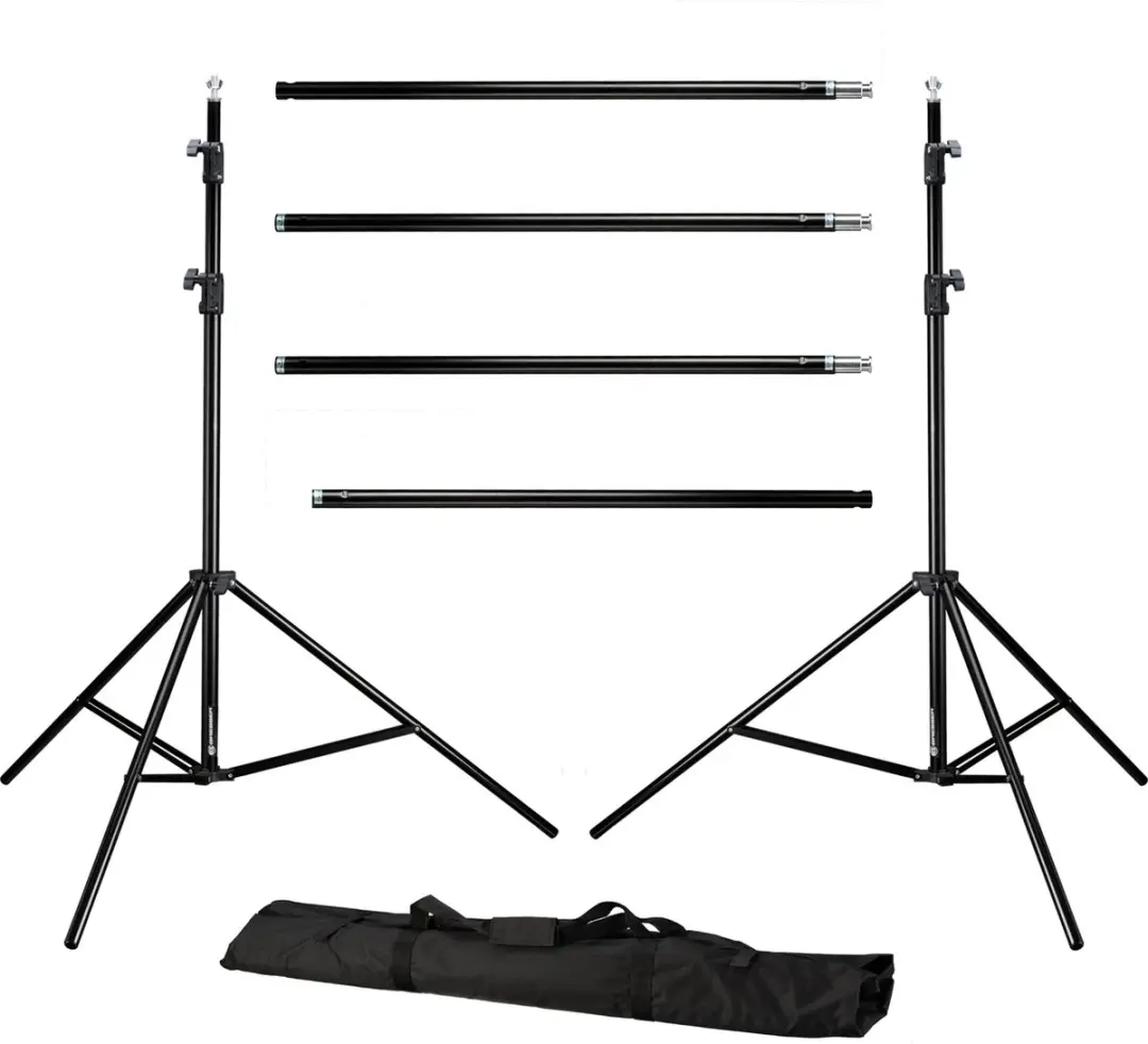 Bresser BR-D23 Achtergrondsysteem - 3x6m Grijs