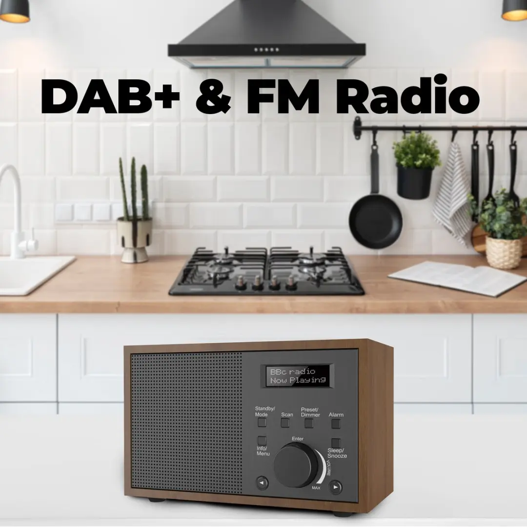 Denver DAB46 Noodradio - Donkergrijs