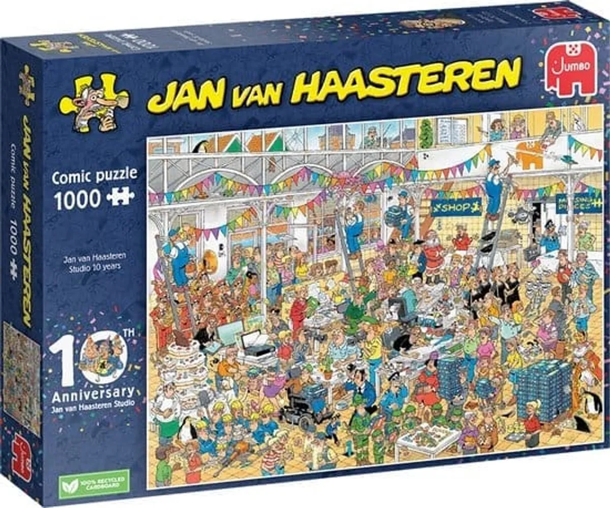 Jan van Haasteren JVH Studio 10 Jaar Puzzel