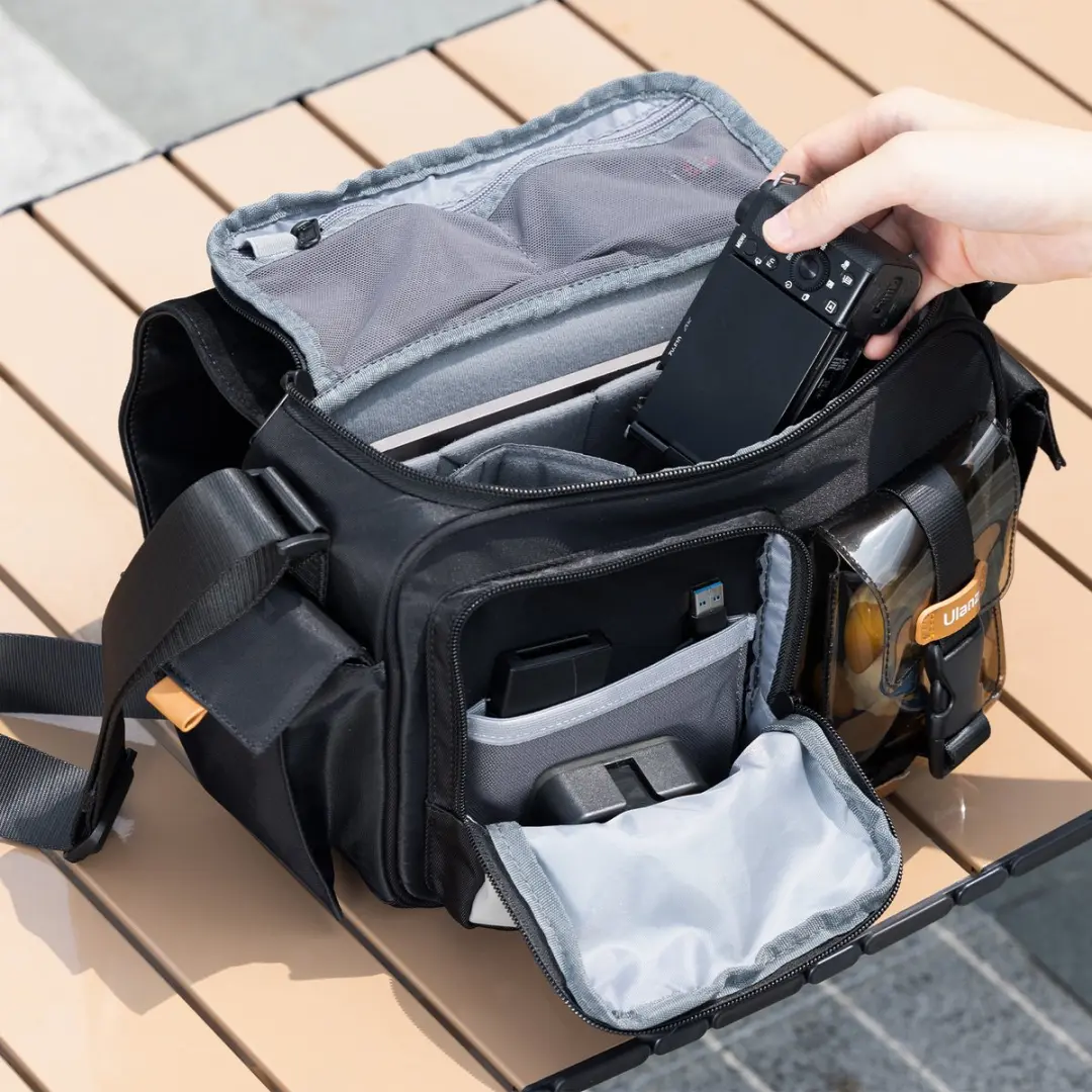 Ulanzi MS12 Schoudertas 5L - Magnetisch & Waterbestendig - Zwart
