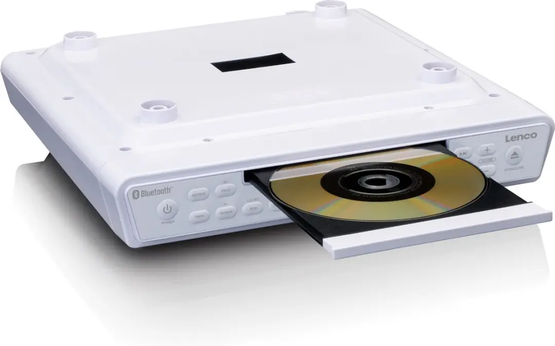 Lenco KCR-150WH Keukenradio - Bluetooth & CD - Wit