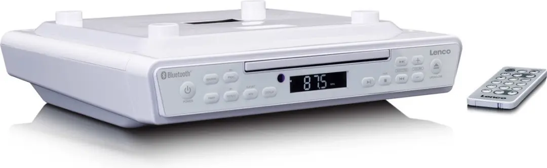 Lenco KCR-150WH Keukenradio - Bluetooth & CD - Wit