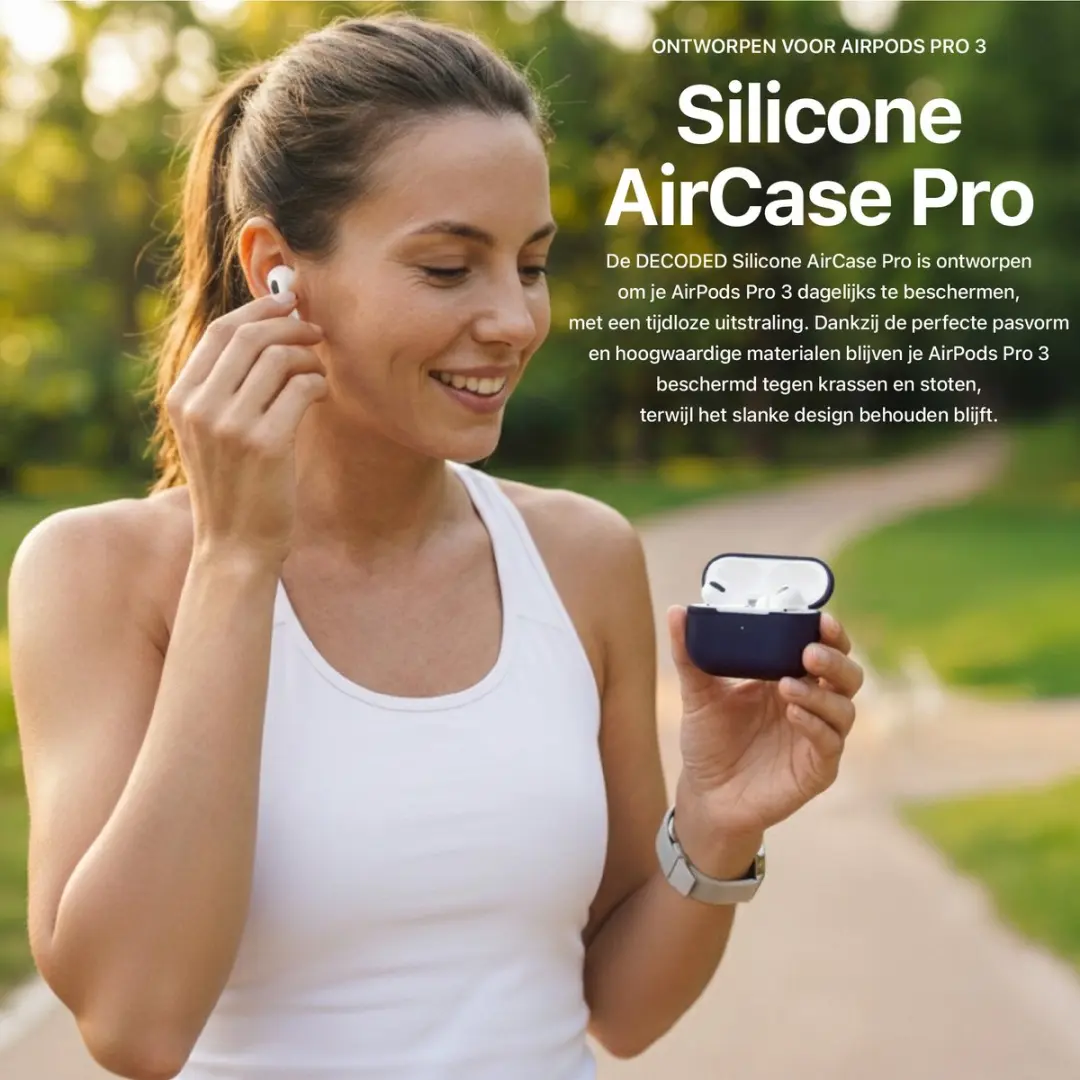 Decoded Siliconen Hoesje AirPods Pro 3 - Blauw