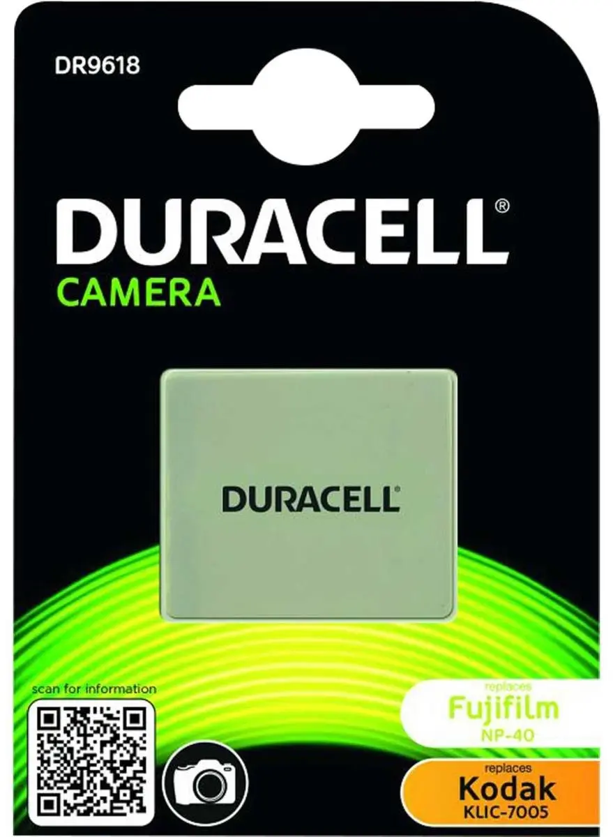 Duracell NP-40 Accu - 650mAh - voor Fuji Compactcamera